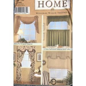 Simplicity Home Window Ware Window Treatment Valance Cafes